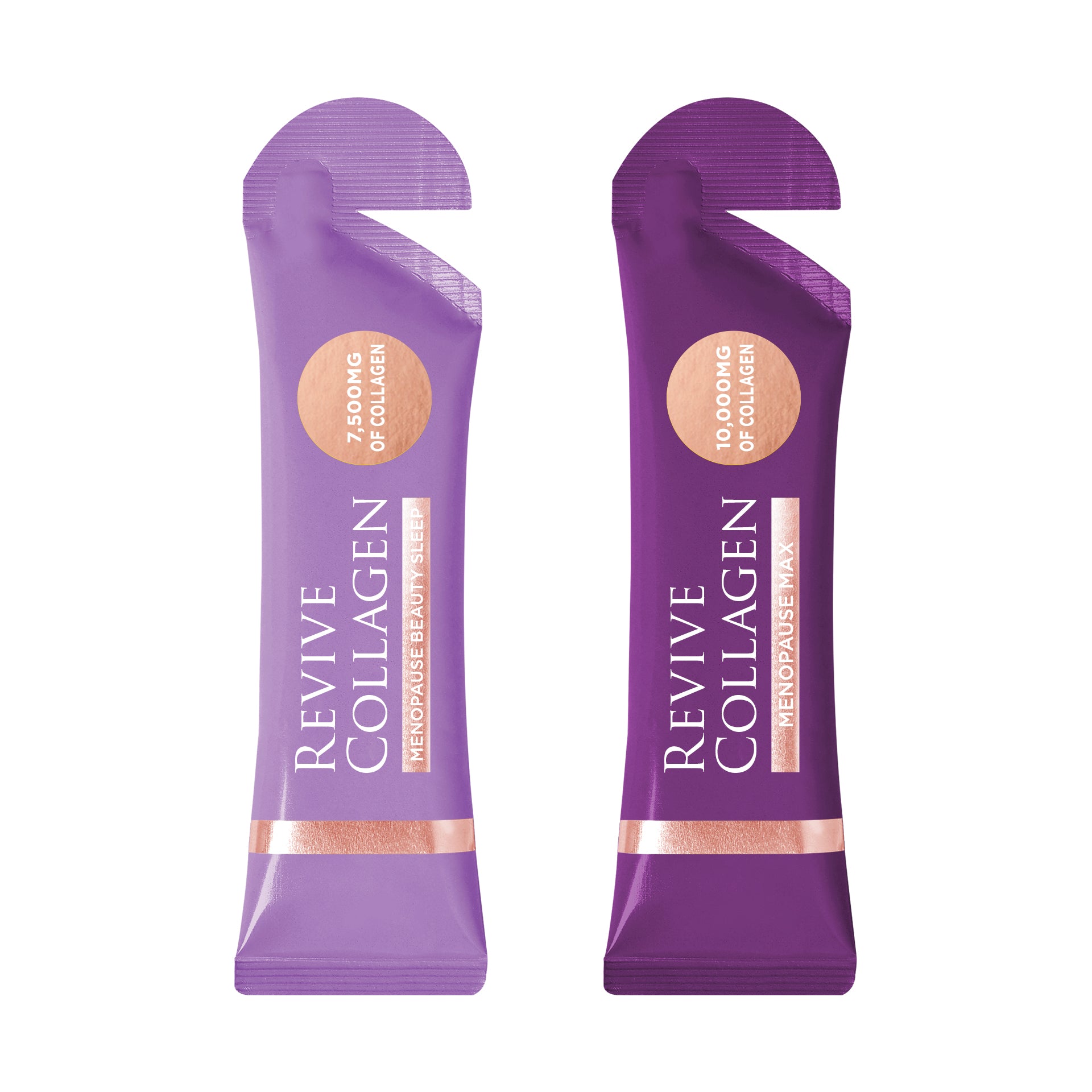 Revive Collagen Deep Support Duo - Menopause Max and Beauty Sleep Hydrolysed Marine Collagen Drink