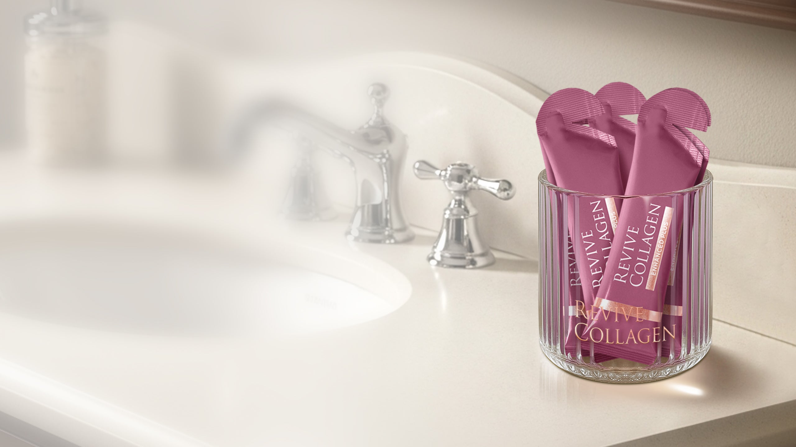 Complimentary luxury glass jar with your 28 day subscription